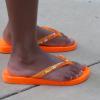 Orange Flip Flops